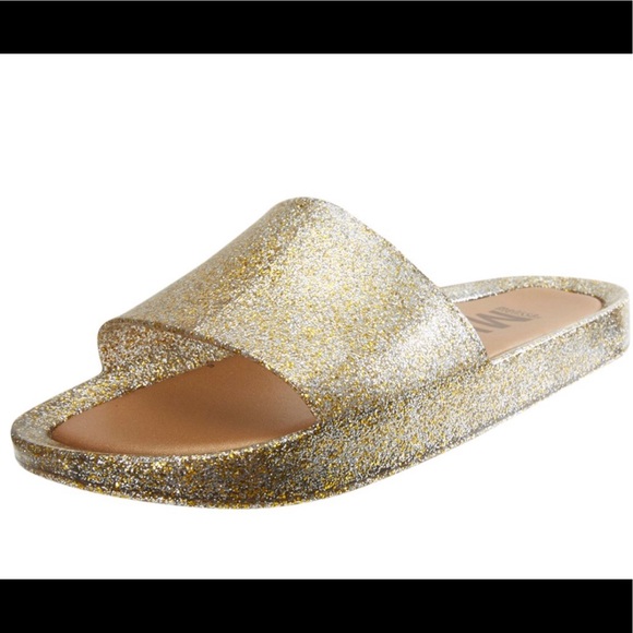 (Sold) Mel by Melissa Beach Slide Sandal Mixed - Picture 2 of 9